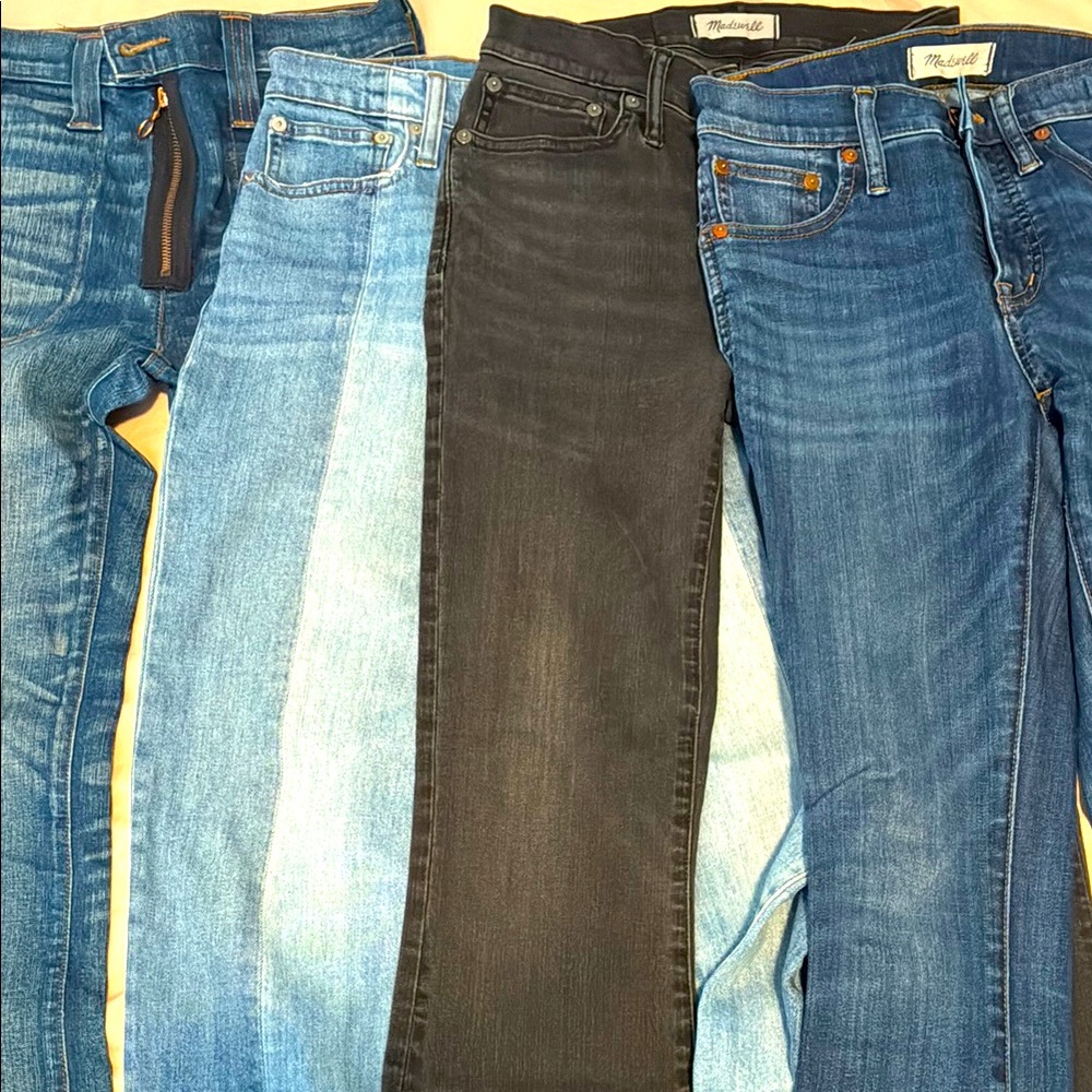 Madewell bundle of 4 jeans